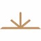 Ekena Millwork Saratoga Timber Gable Bracket, Western Red Cedar, 72"W x 30"H x 1 1/2"D x 3 1/2"F, 10/12 Pitch GBW072X30X0204SAR00SWR - alternate 1